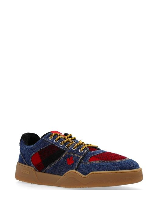 DSquared² Blue Spiker Sneakers for men