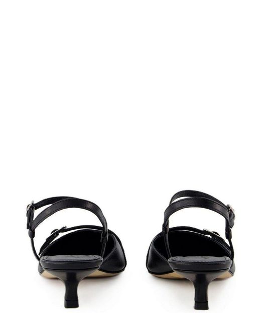 Aeyde Black Aeyde Melia Kitten-Heel Pumps