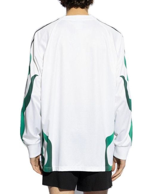 Adidas Originals White T-shirt With Logo, for men