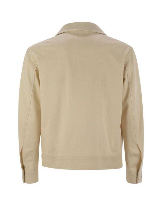 Tagliatore Natural Long Sleeved Buttoned Jacket for men