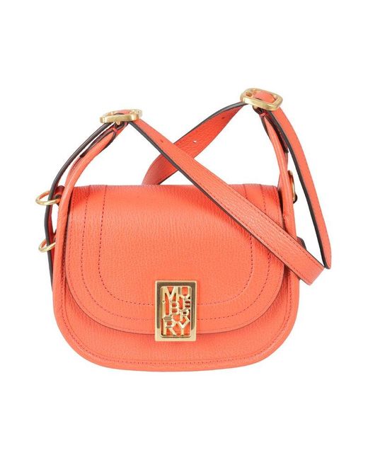 Mulberry Orange Sadie Logo-plaque Mini Crossbody Bag