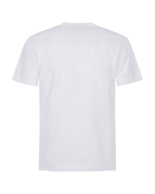 COMME DES GARÇONS PLAY White T-shirt for men