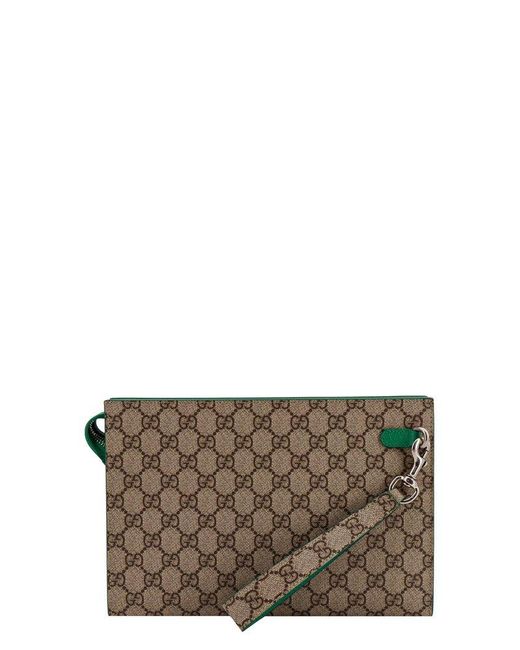 Gucci Clutch in Grey for Men Lyst UK