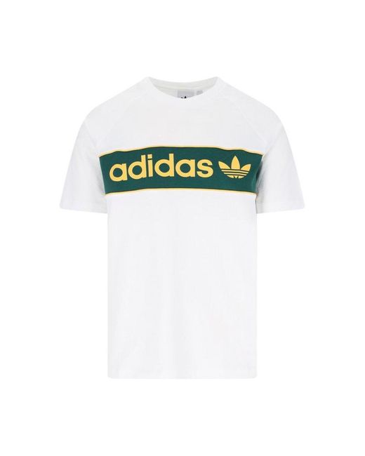 Adidas Originals Green Logo T-shirt for men