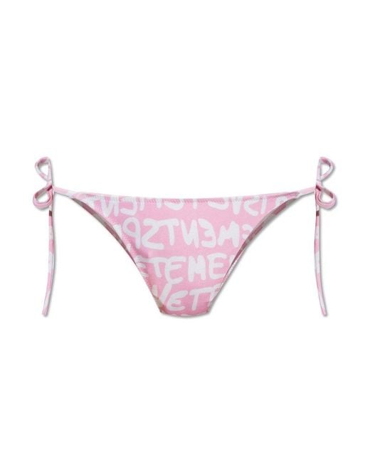 Vetements Pink Swimsuit Top