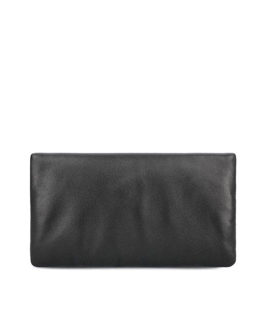 Saint Laurent Black Calypso Large Wallet