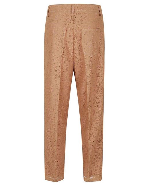 Forte Forte Natural Jacquard High-rise Trousers
