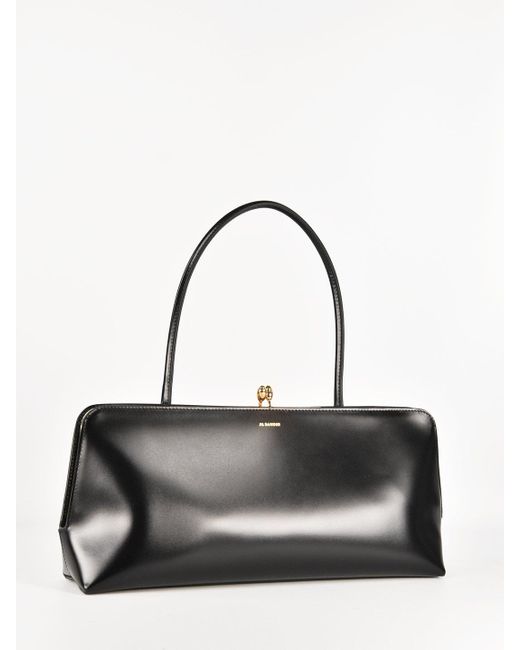Jil Sander Black Goji Frame Medium Bag | Lyst