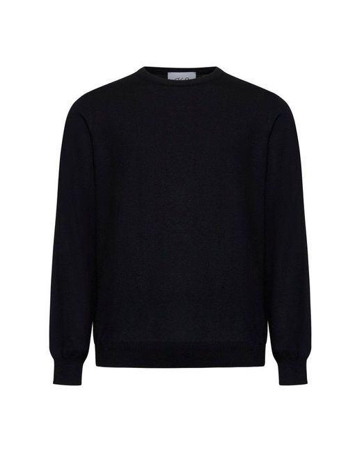 D4.0 Blue Crew Neck Sweater for men