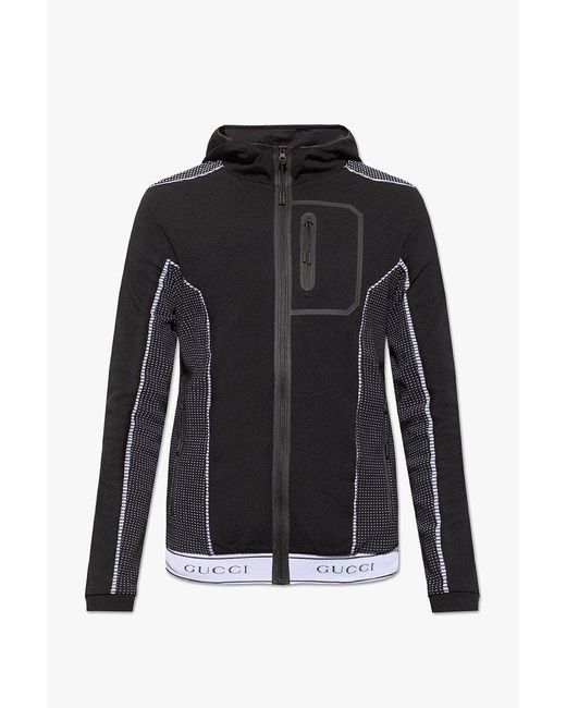 Gucci Training Hoodie in Black for Men | Lyst