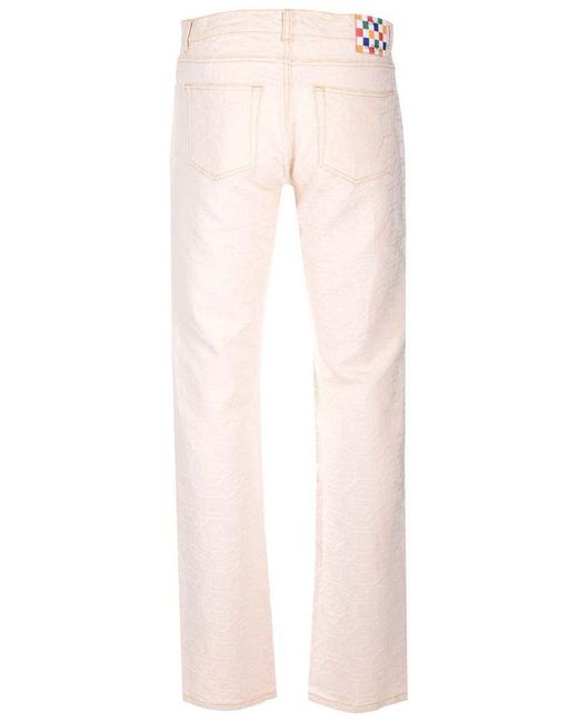 Casablancabrand Pink Slim Fit Jeans for men