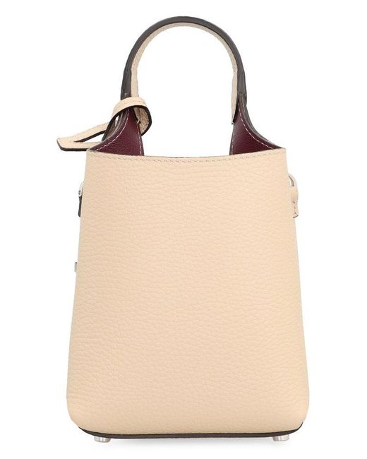 Tod's Natural T-timeless Pendant Detailed Micro Tote Bag
