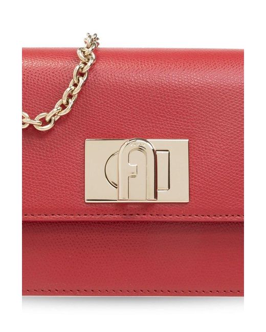 Furla Red '1927 Mini' Shoulder Bag,
