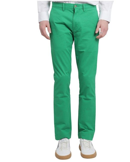 Polo Ralph Lauren Green Trousers for Men | Lyst Canada