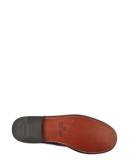 Sebago Black Classic Dan Slip-On Loafers for men