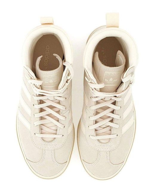 Adidas Originals Natural Gazelle Boot W High-top Lace-up Sneakers