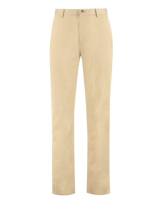 Burberry Cotton Tapered Chino Trousers 