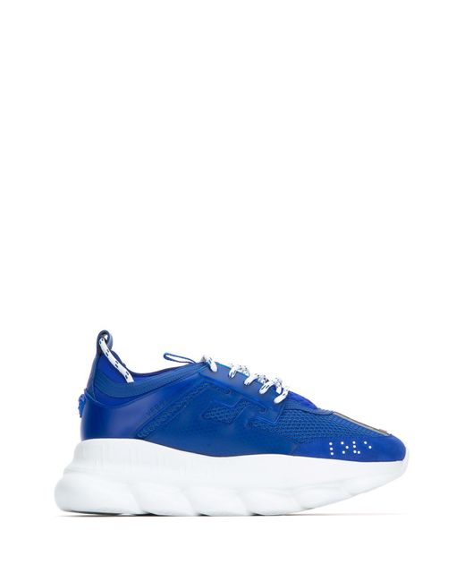 versace blue trainers