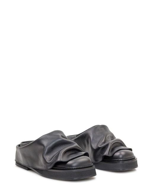 The Attico Black Mini Robin Sabot Shoes