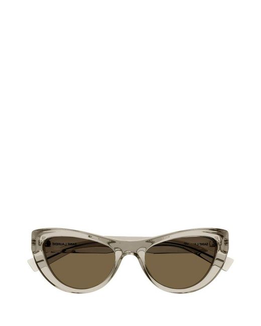 Saint Laurent Natural Cat-eye Frame Sunglasses
