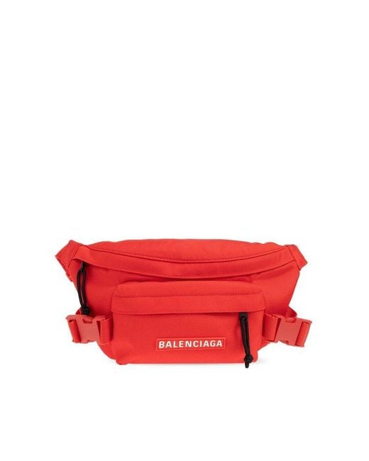 Balenciaga Red 'skiwear' Collection Belt Bag, for men