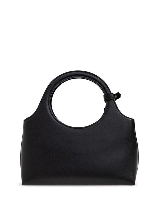 Courreges Black Holy Day Top Handle Bag