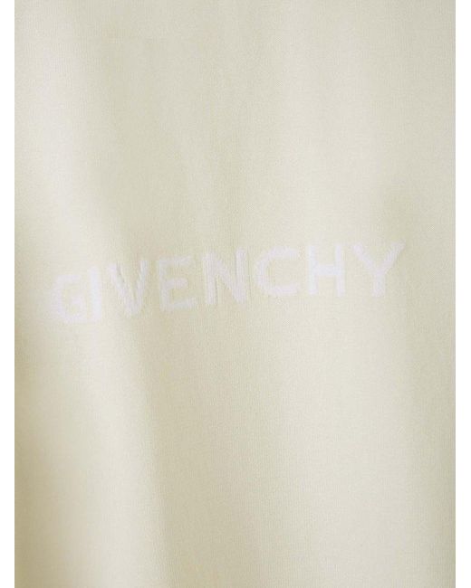Givenchy White Logo Knit Sweater for men