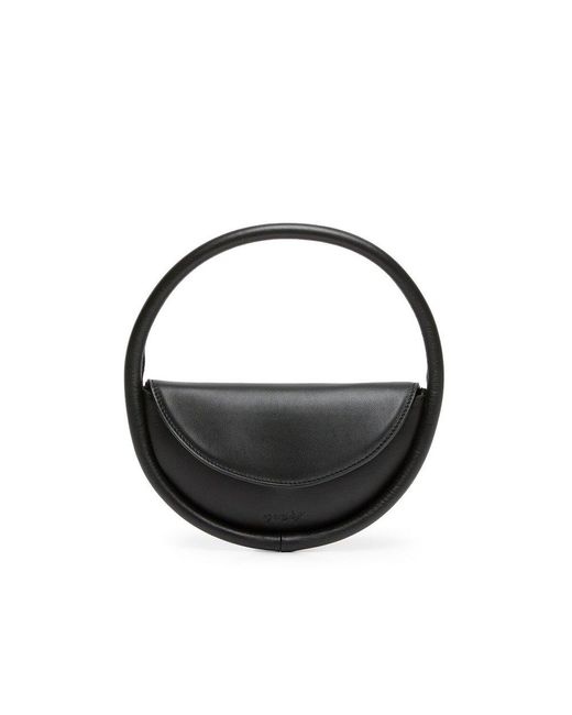 Marsèll Black Tuttotonda Logo-debossed Mini Clutch Bag