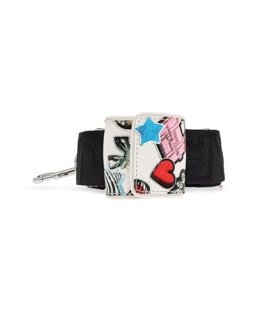 Marc Jacobs The Snapshot Sticker Shoulder Bag in White | Lyst
