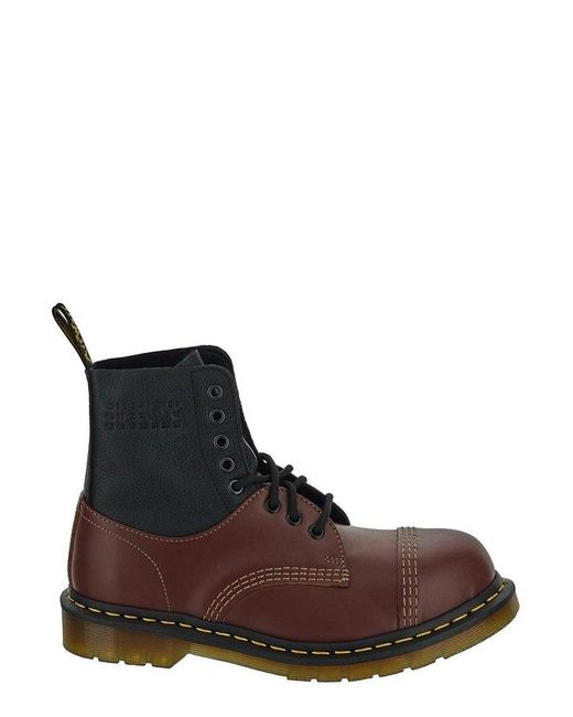 『Dr.Martens x MM6 Maison Margiela』Leather Lace Up Boots Dr Martens and Maison Margiela Just Dropped the Ultimate