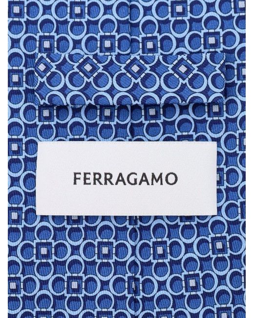 Ferragamo Blue Tie for men