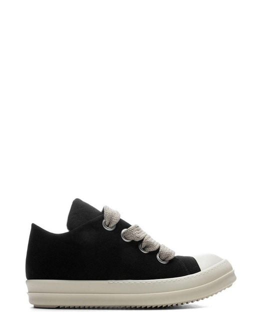 Rick Owens Black Jumbo Lace Puffer Lace-Up Sneakers for men