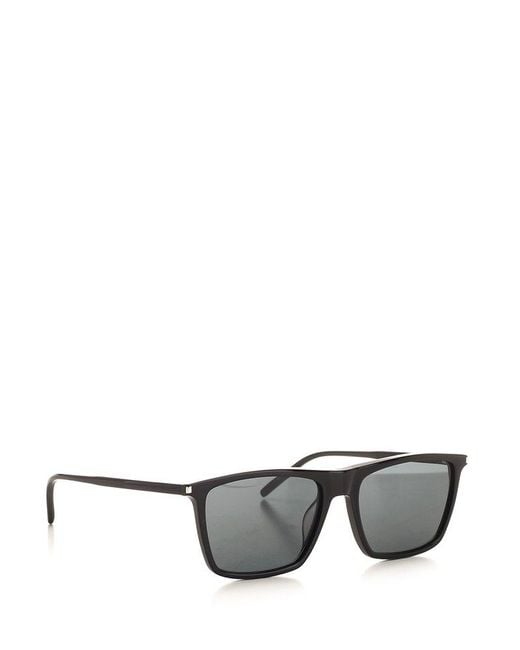 Saint Laurent Gray Saint Laurent Sl 668 Square Frame Sunglasses for men