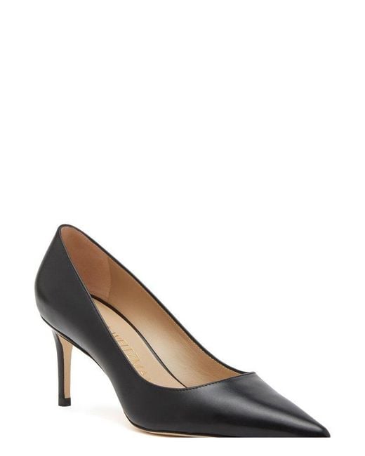 Stuart Weitzman Black Stuart 75 Pumps