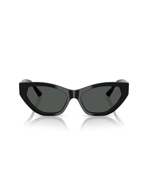 Jimmy Choo Black Eyewear Cat Eye Frame Sunglasses