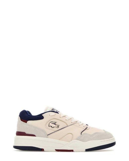 Lacoste White Casual Lace-Up Sneakers for men