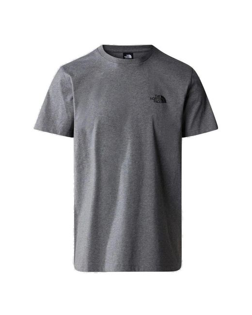 The North Face Gray M/Simple Dome Tee for men