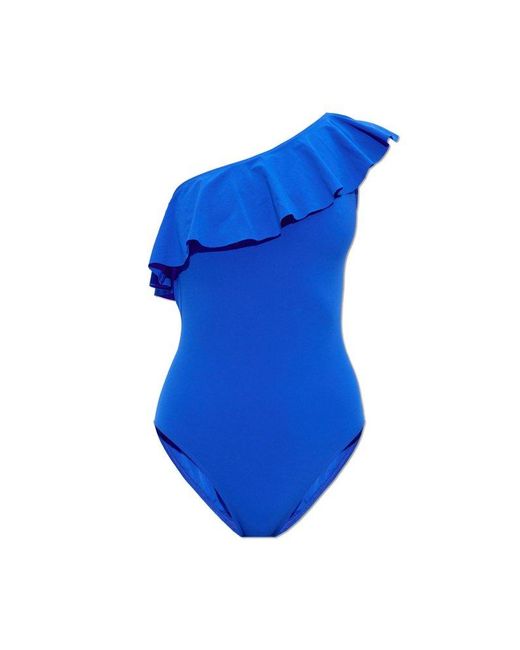 Isabel Marant Blue Sicilya One-piece Swimsuit