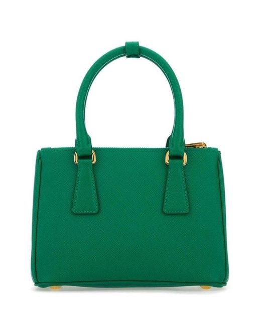 Prada purse green new arrivals