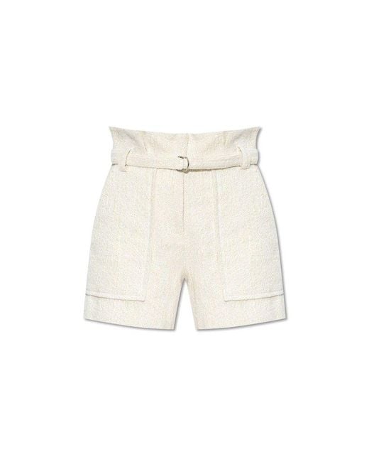 IRO Natural 'vanay' Shorts In Tweed,
