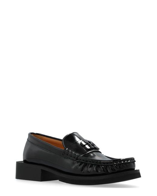 Ganni Black Loafers Shoes