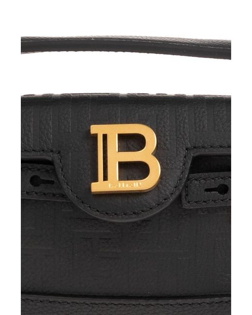 Balmain Black B Buzz 19 Clutch Bag