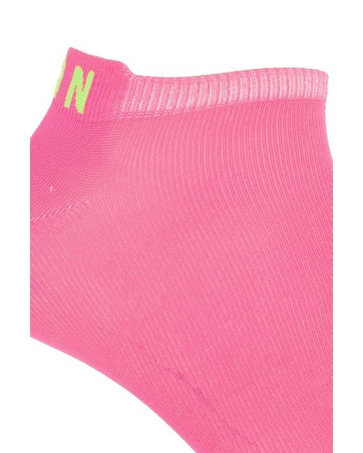 DSquared² Pink Socks With Logo, for men