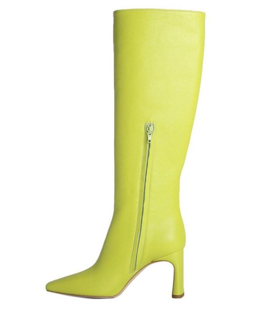 Liu Jo Yellow Knee-length Side-zip Boots
