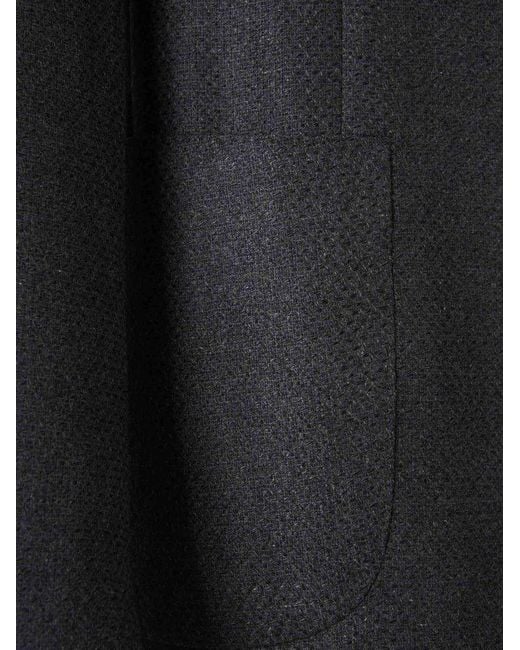 Lardini Black Textured Cashmere Blazer for men