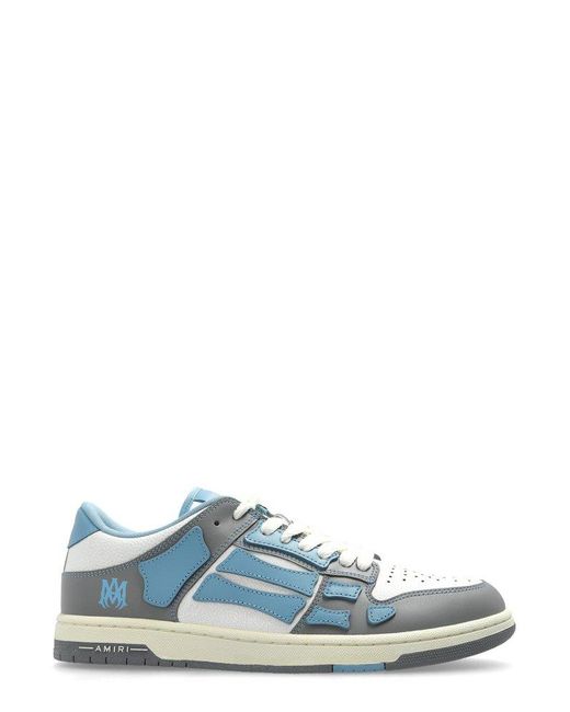 Amiri Blue Sneakers Varsity Skel Top for men