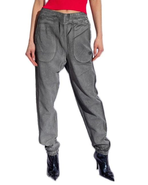 DIESEL Gray 'd-lab-s' Reflective Trousers,