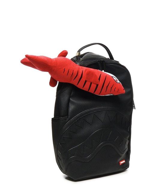 Sprayground Red Bite Zipped Backpack