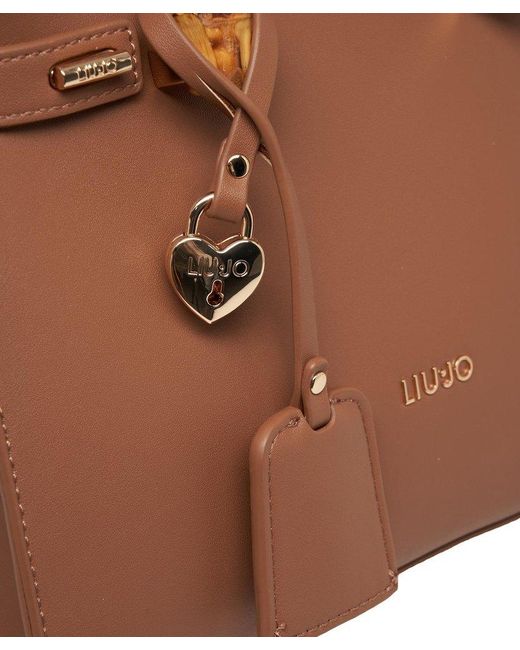 Liu Jo Brown Melek Medium Top Handle Bag