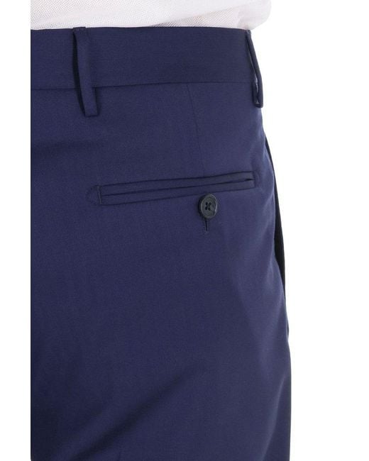 Tagliatore Blue Single-Breasted Tailored Suit for men